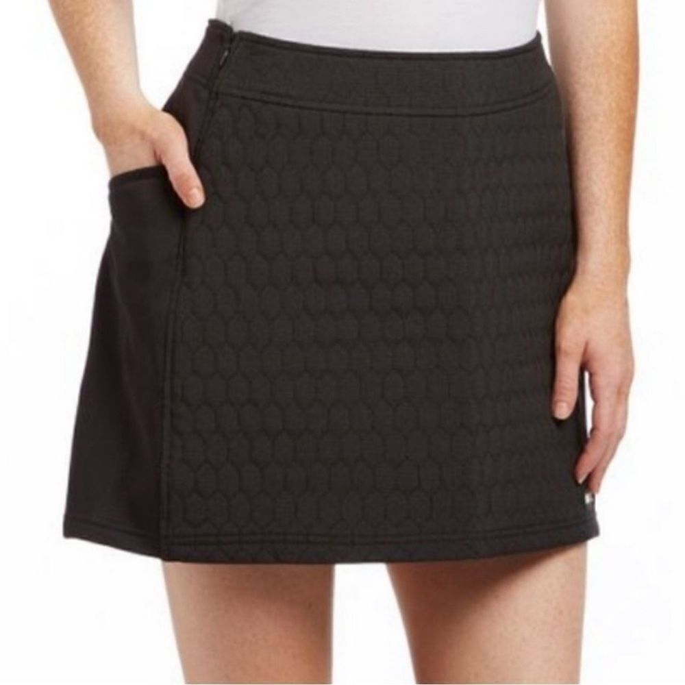 Kerrits Equestrian Apparel Black Quilted Schooling Skirt with Side Pockets